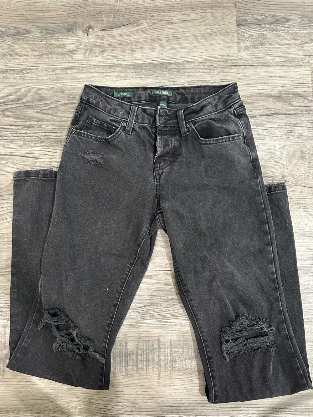 wild fable charcoal washed black jeans